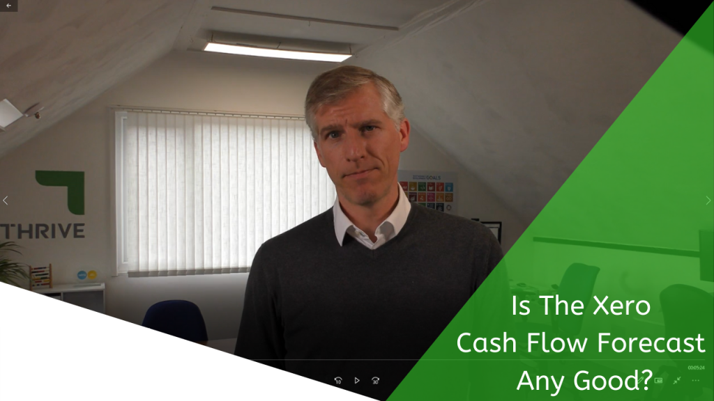 Xero cash flow forecast